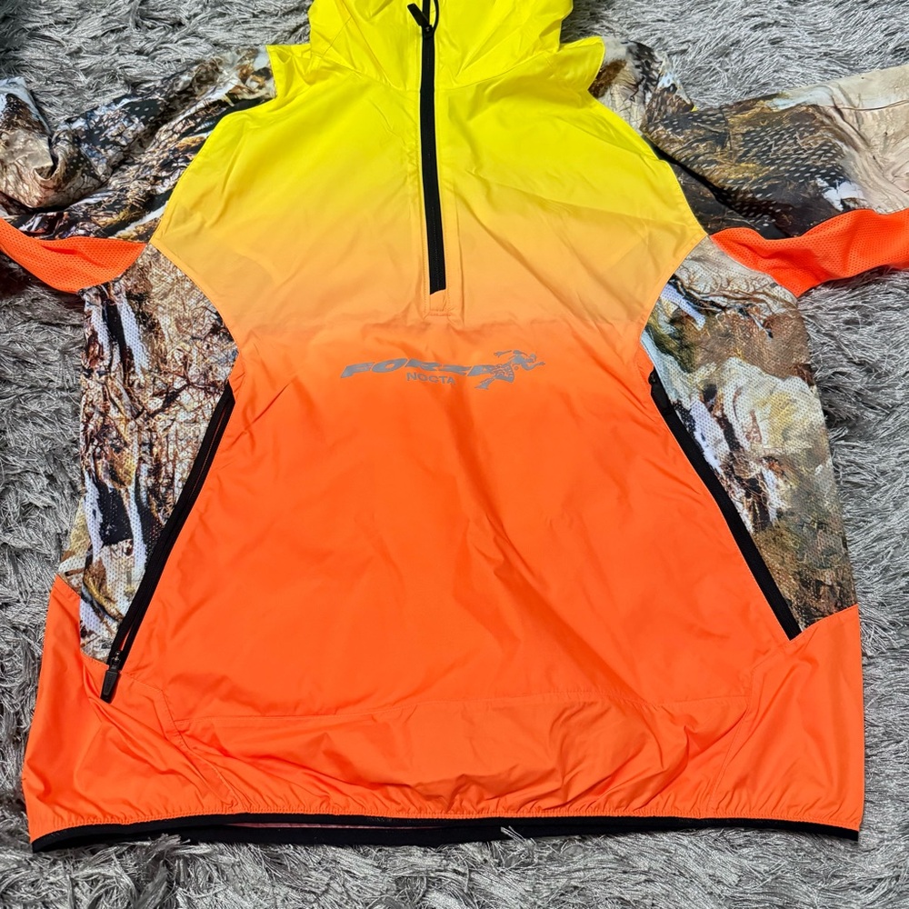 Nike NOCTA Jacket Mens Medium Pullover Mountain View Camo Forza (FB1783-731) - Picture 2 of 10